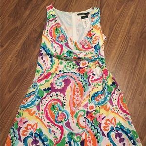 Lauren by Ralph Lauren faux wrap dress